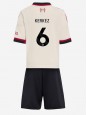 Liverpool Milos Kerkez #6 Venkovní dres pro děti 2025-26 Krátký Rukáv (+ trenýrky)